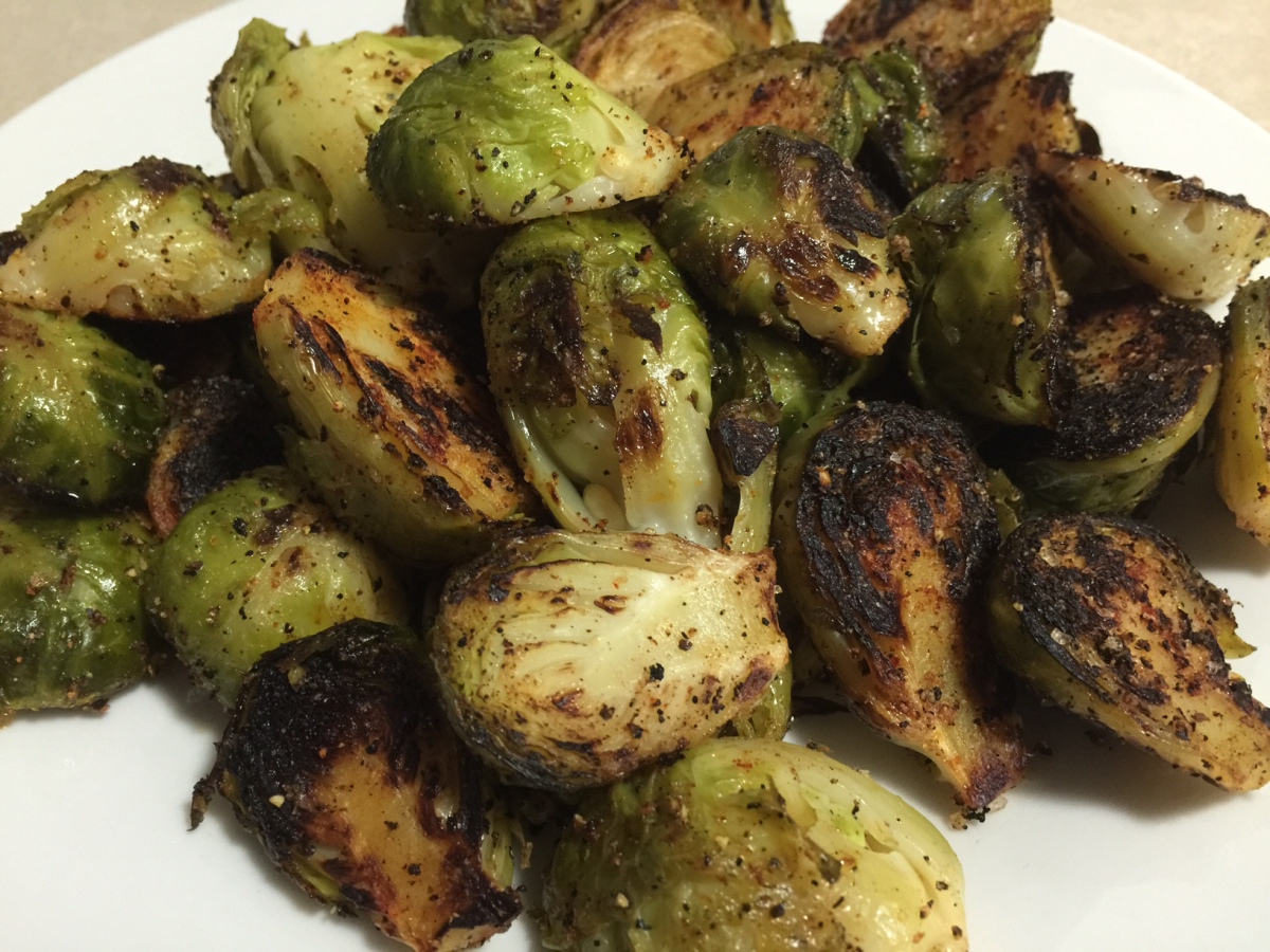 CHARRED BRUSSEL SPROUTS
