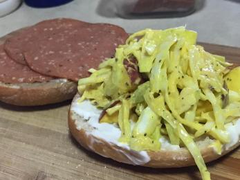 BAGEL MEAT AND SLAW 1